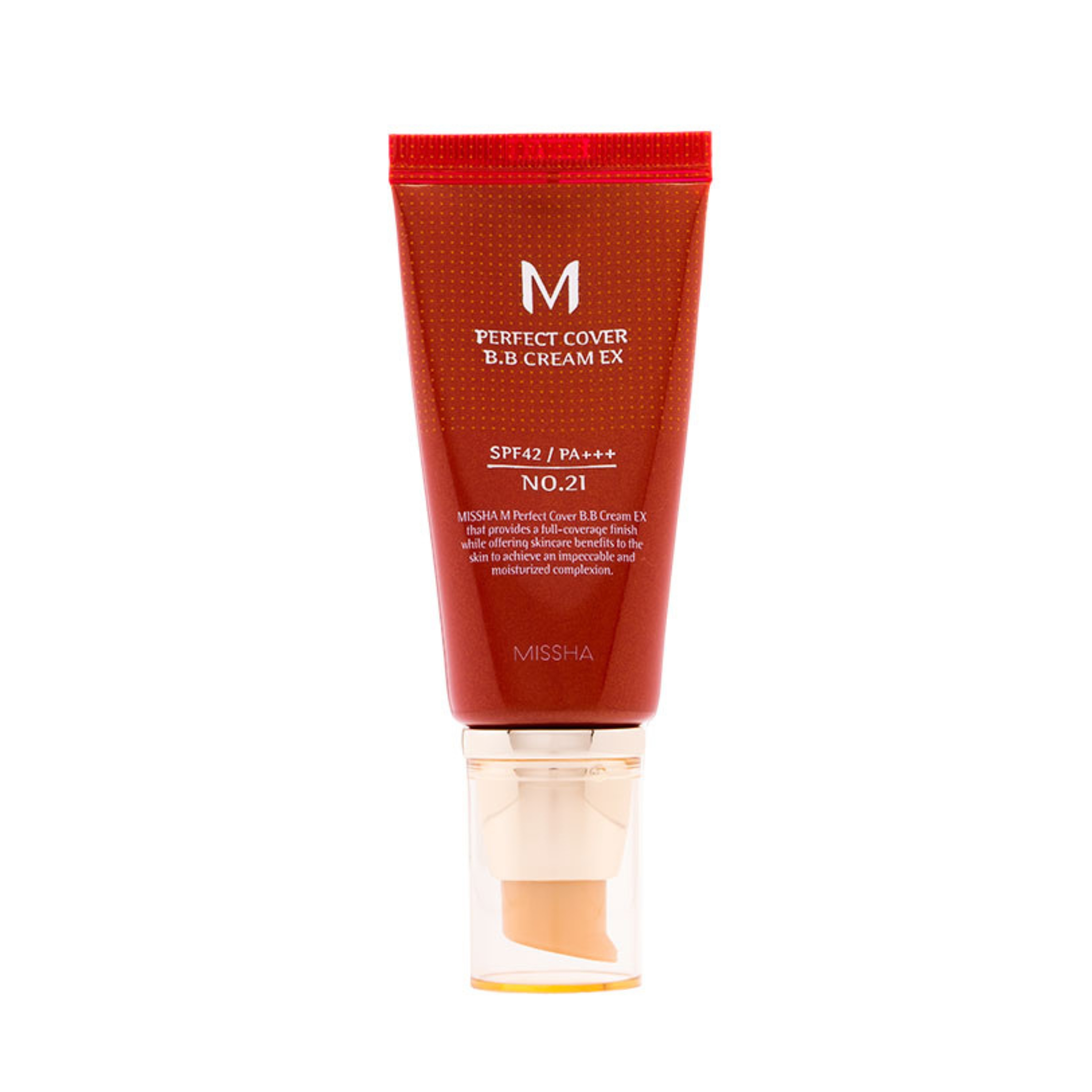 MISSHA M Perfect Cover BB Ex kremas (No 21 Light Beige)
